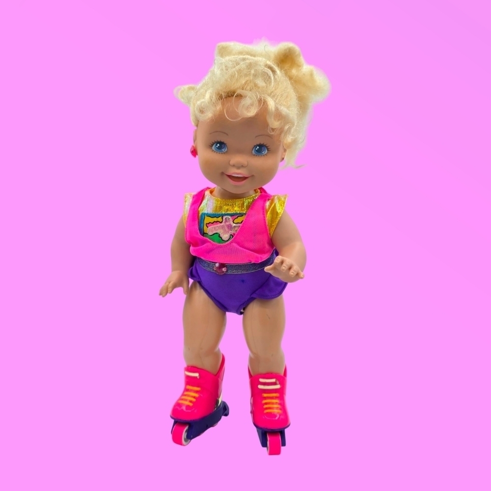 Vintage 1991 Tyco California Roller Baby Skating Doll